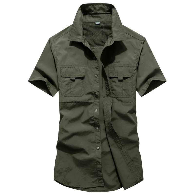 

Men's Short Sleeve Shirts Military Shirts JP5935