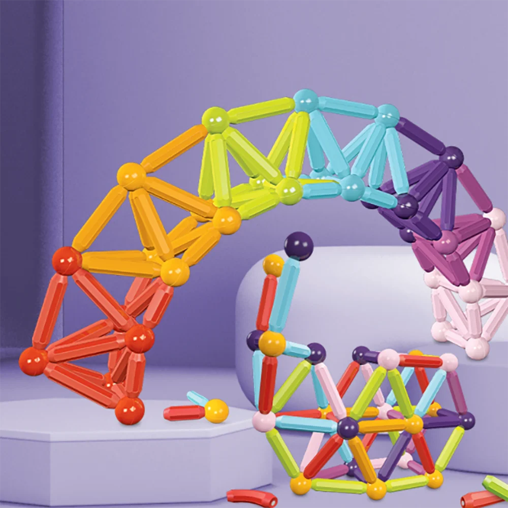 Конструктор детский магнитный палочка для раннего развития магниты детей