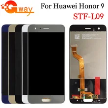 Tested For Huawei Honor 9 LCD Display Touch Screen Replacement For Huawei Honor9 STF-L09 STF-AL00 Screen LCD With Frame