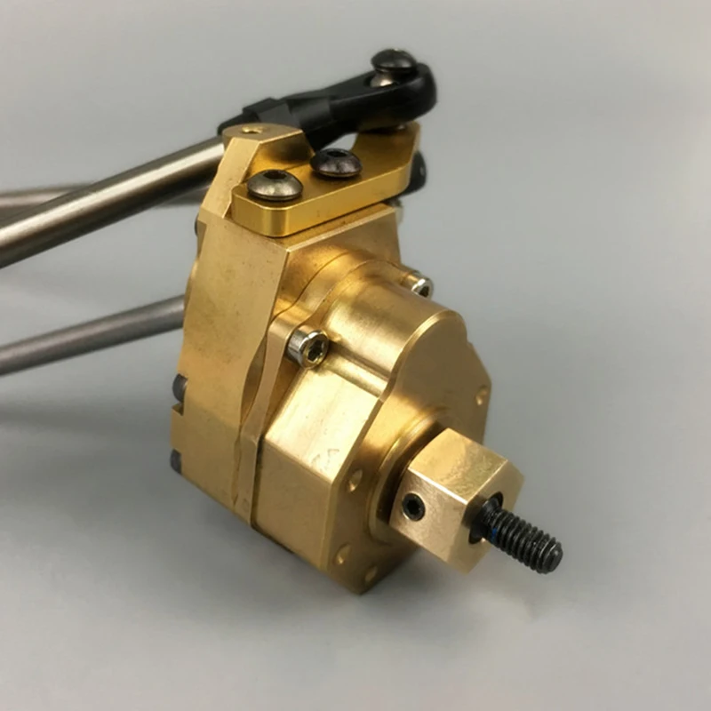

4Pcs Heavy Brass 12mm Wheel Hex Wheel Hub Extended Adapter for Traxxas TRX4 TRX6 RC Crawler Parts