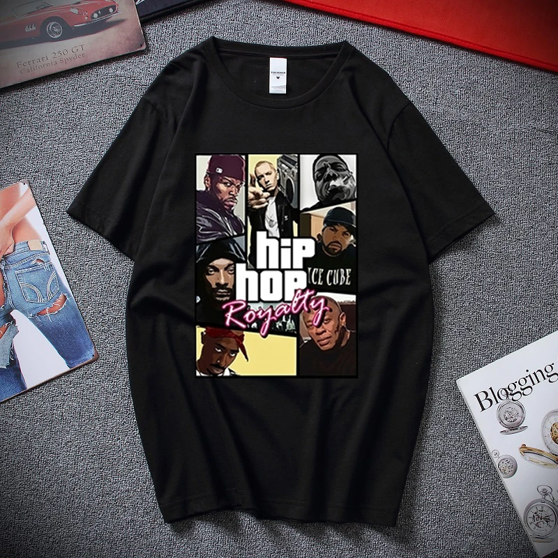 Rap Gods Hip Hop Royalty Dr Dre Eminem 2 Pac Biggie Mens Kids Hoodies Sweatshirts male brand teeshirt men summer cotton t shirt