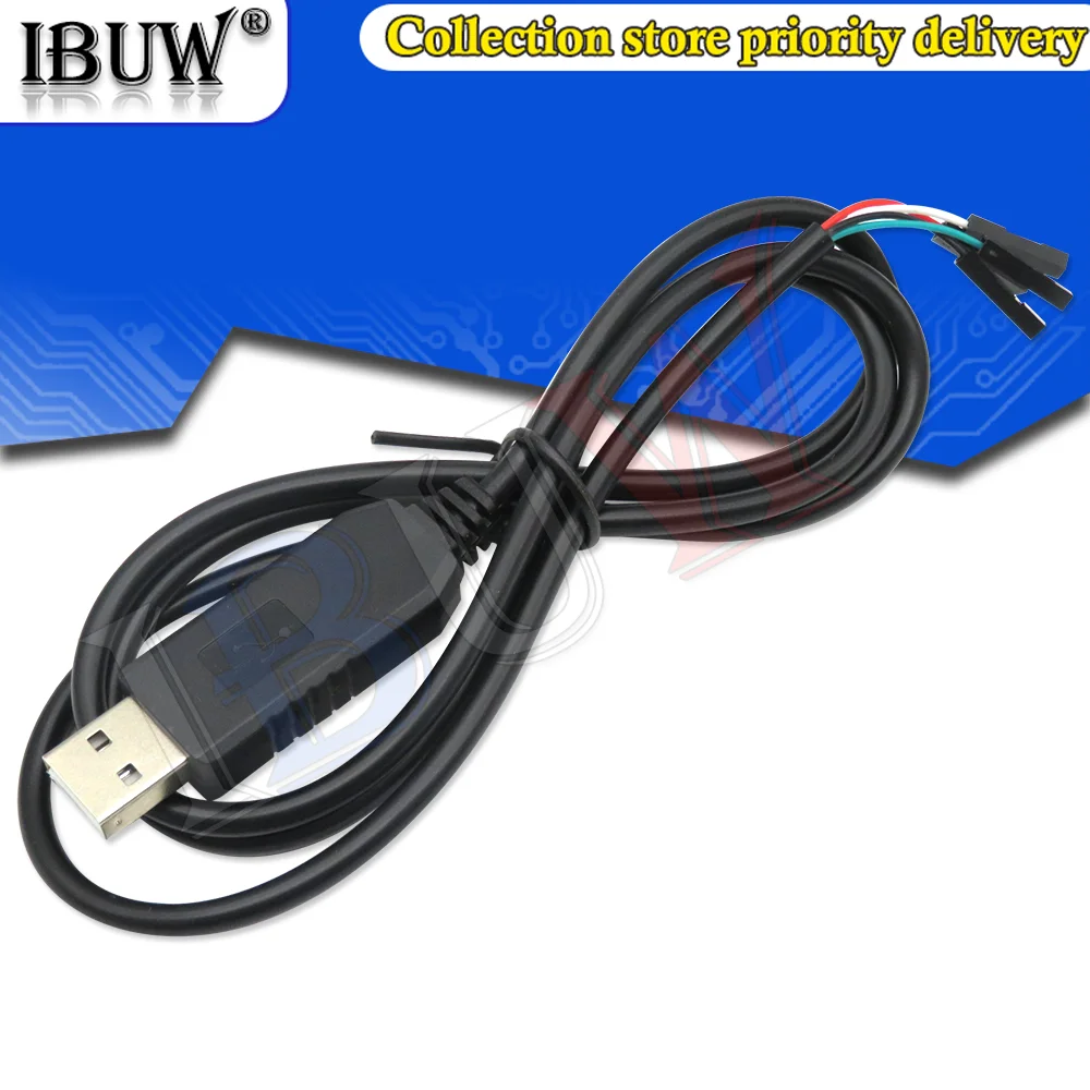 Модуль кабеля PL2303 PL2303HX с USB на UART TTL 4P 4 контактный конвертер RS232 последовательная