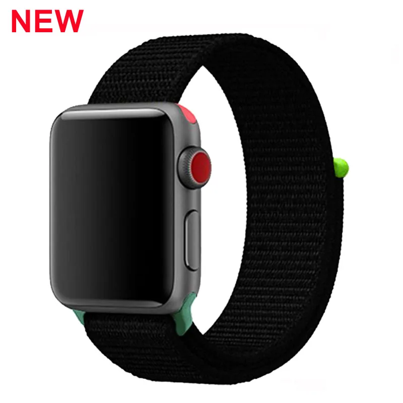 Ремешок для Apple Watch 42 мм 38 мм 5 4 3 correa iwatch 44 мм 40 мм спортивный браслет-петля Apple watch 5 4 аксессуары 5/3/2 - Цвет ремешка: NEW 5