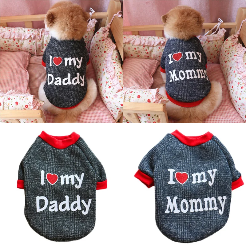 

Lovely Dog Clothes For Small Dogs Autumn Winter Chihuahua Pet Clothes Yorkies French Bulldogs Puppy Cloth Coat XS-L