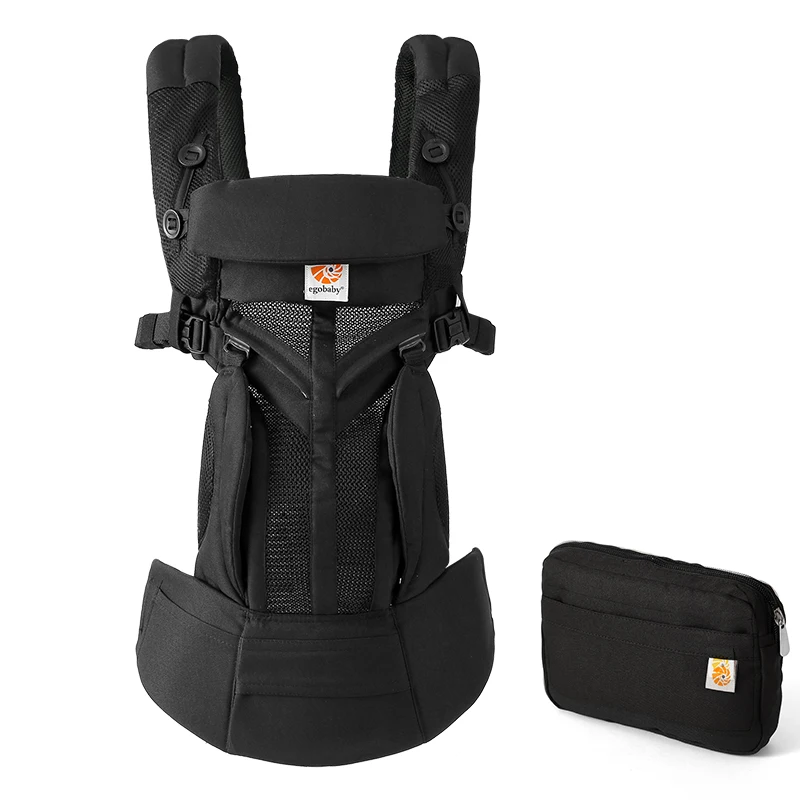 omni mesh black Egobaby Перевозчик Omni 360 все положения для переноски ремень для новорожденных с прохладной воздушной сеткой хлопок четыре сезона для мамы, папы, родителей - Цвет: omni mesh black