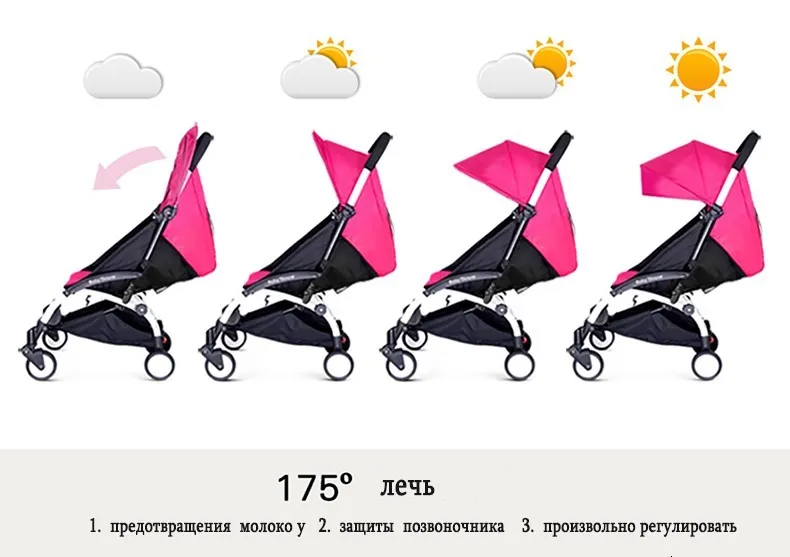 Yoyo Baby born тележка-переноска аксессуары для автомобиля YOYA путешествия складная Poussette коляска bebek arabasi черная китайская активная шестерня
