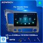 Мультимедийная магнитола для Honda Civic 8 128-2005, 6 ГБ, 2011 ГБ