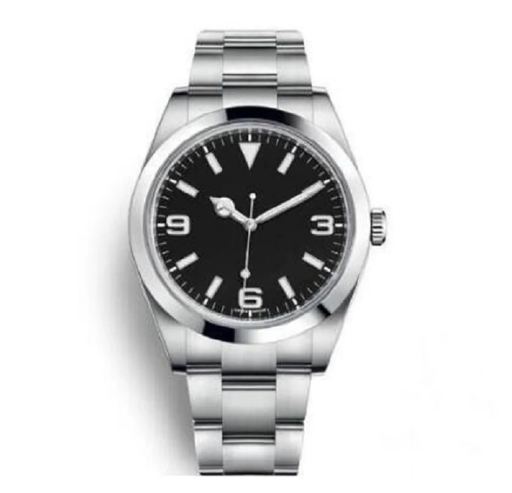 

Mens Watch Air king Waterproof Stainless Steel Sapphire Crystal Automatic Mechanical Movement Male Wristwatches