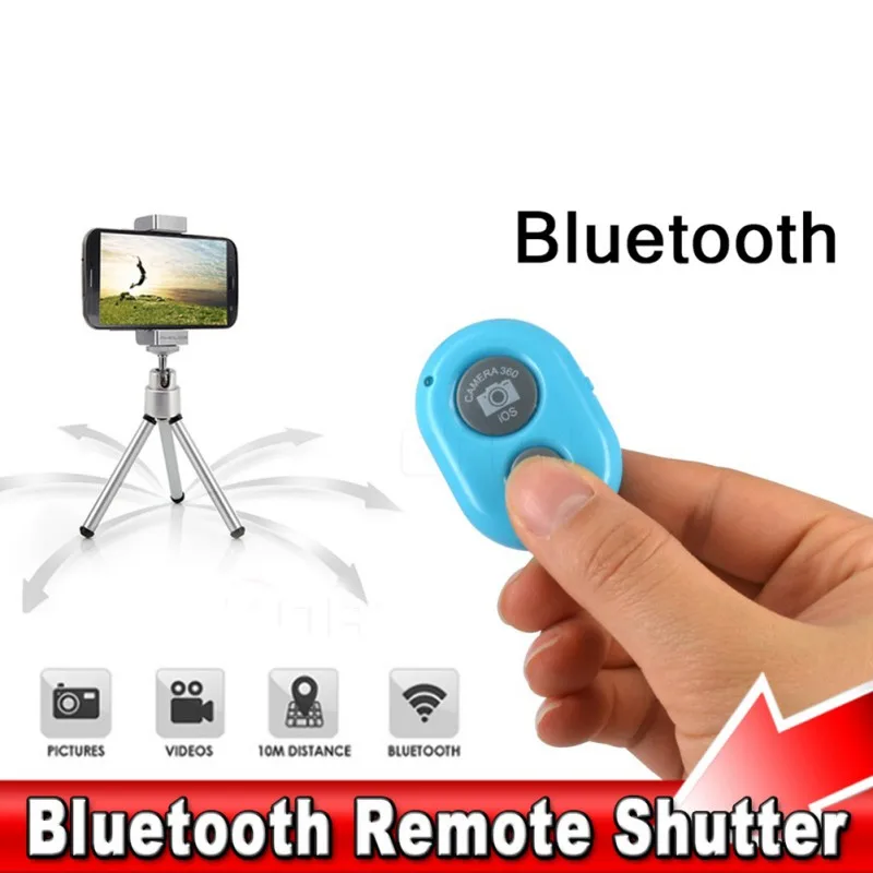 Беспроводная Bluetooth 4 2 кнопка спуска затвора для камеры телефона монопод селфи