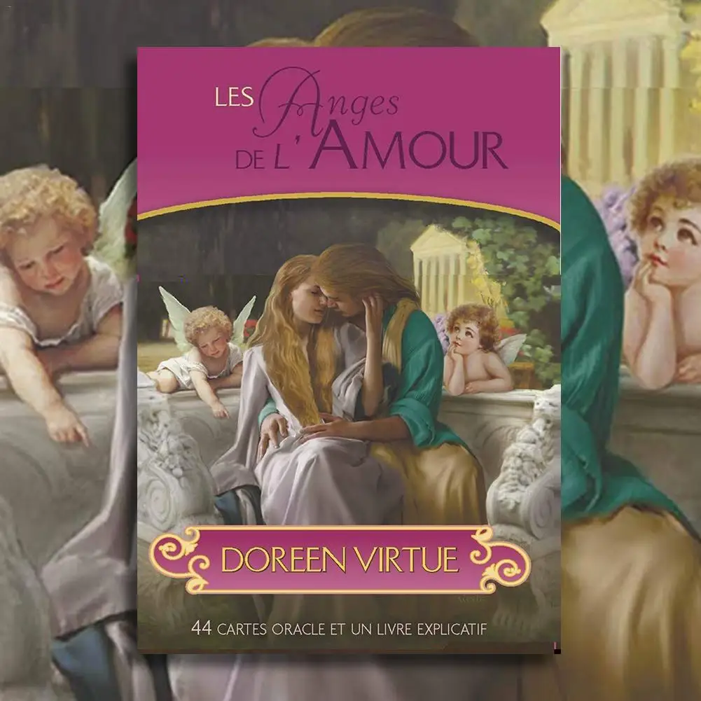 44 карты английская Романтика Ангел оракул от Дорин добродетель Редкий из печати