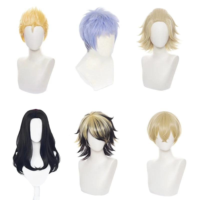 

Anime Tokyo Revengers Cosplay Chifuyu Matsuno Manjiro Sano Hanemiya Kazutora Takashi Mitsuya Mitsuya Takashi Cosplay Wig