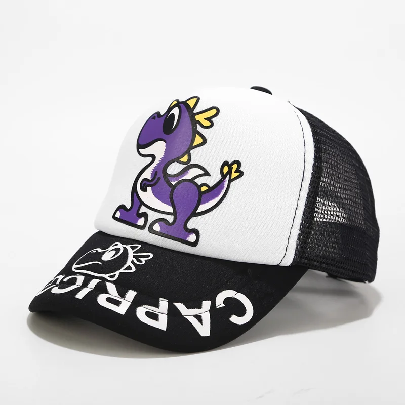 Кепка бейсболка летняя для девочек детская повседневная с мультяшным рисунком