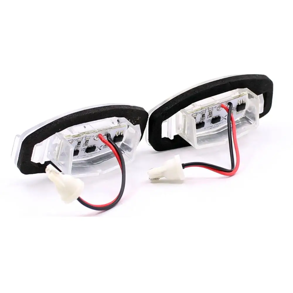 2pcs 18 SMD светодиодный светильник номерного знака для Acura TL TSX MDX Honda Civic Accord City 4D Odyssey