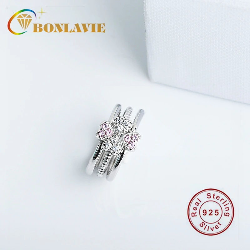 

Женское кольцо в виде четырехлистного клевера, из серебра 925 пробы