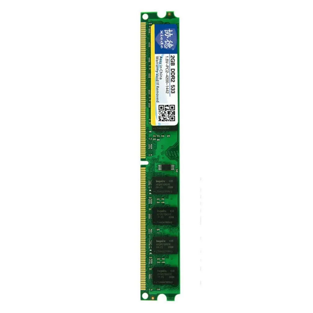 Модуль памяти xiede DDR2 533 1G/2G для настольных ПК PC2 4200 совместимый с процессором Intel и