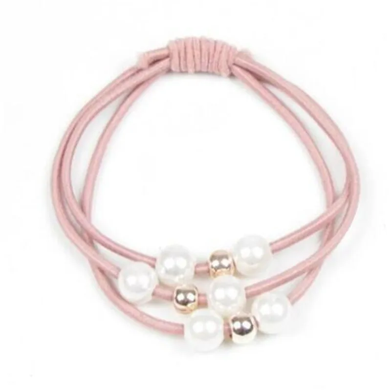 1PCS Pink hair rope Винтажные золотые серебряные заколки для волос из сплава заколки для волос в виде веточки модные заколки для волос женские элегантные металлические аксессуары для волос для женщин - Цвет: 1PCS Pink hair rope