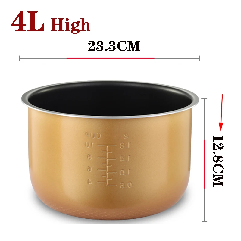 

Universal electric rice cooker bowl for Midea 4L non-stick pan rice cooker liner pot Rice cooker parts replacement