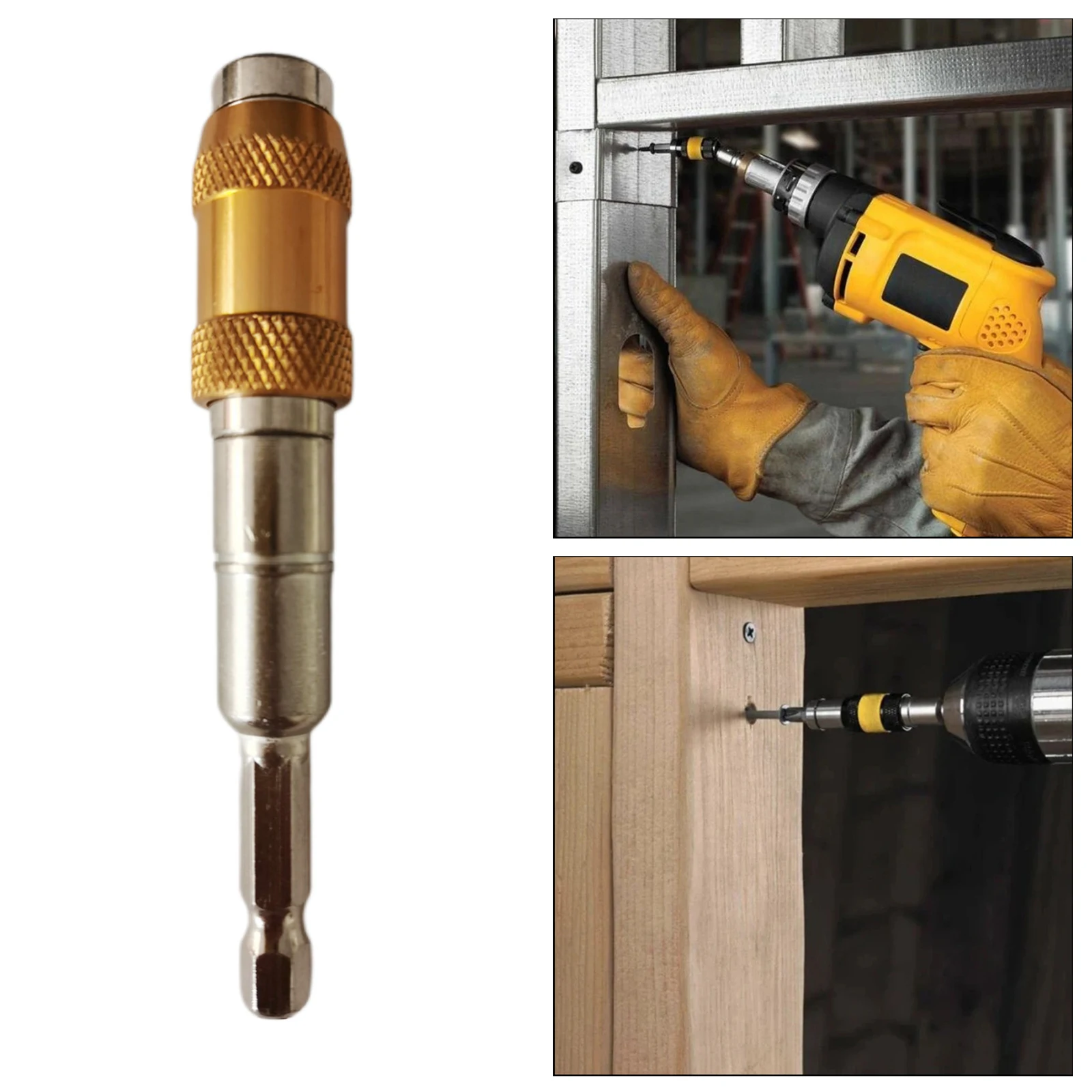 

Magnetic Screw Drill Tip 20° Mode Drill Bit Holder 1/4 Hex Shank