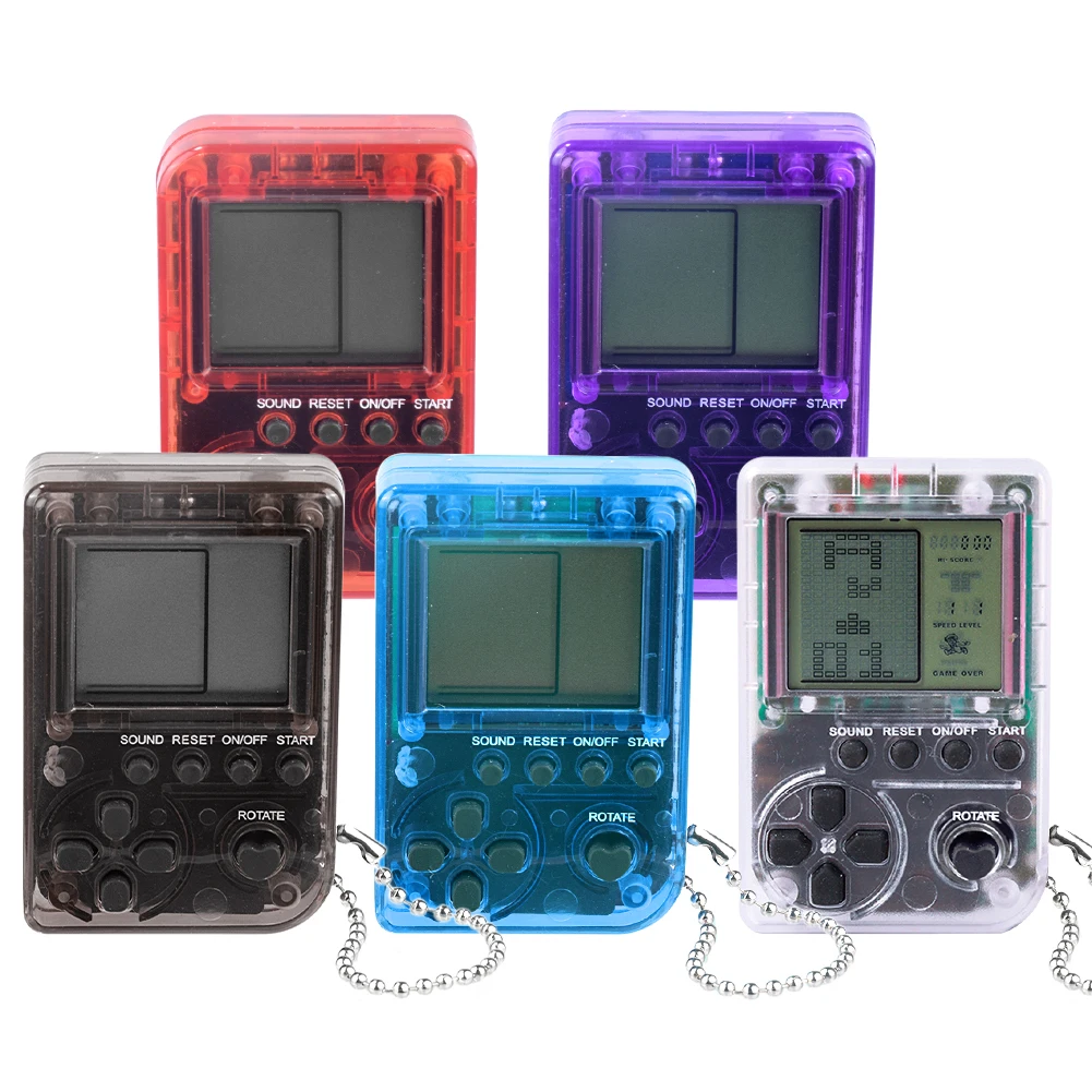 

Mini Game Handheld Player Multicolor Retro Game Console Children Shooting Handheld Game Console Puzzle Electronic Toys for Kids