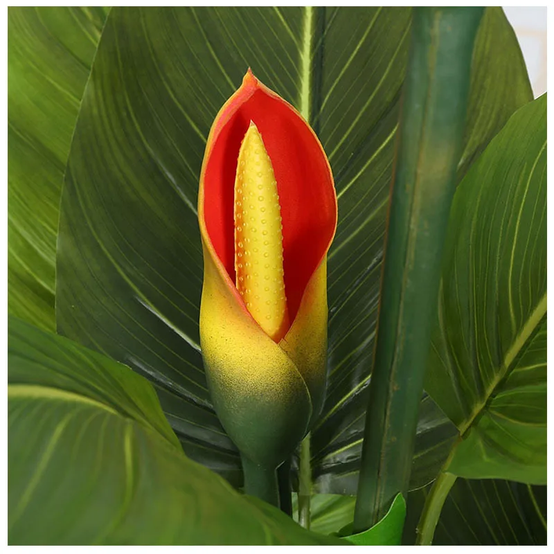 Большой горшок для зелени 130 см 4 стебля зеленое дерево принцессы искусственные