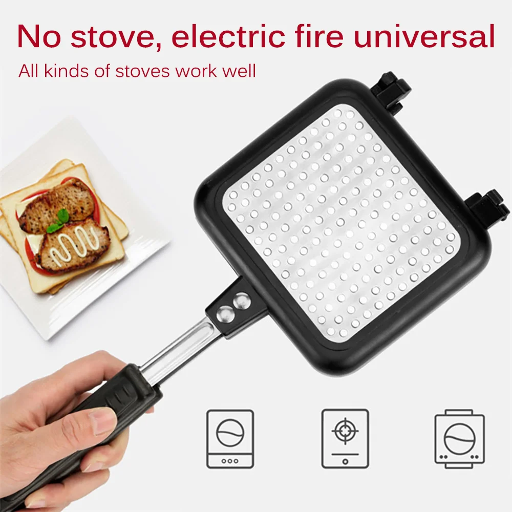 Форма для сэндвичей 35*13*2 см сковорода с двойным боковым грилем жарки 1 шт. посуда