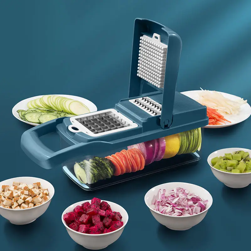

Home Kitchen Multi-function Vegetable Cutter Kitchen Chopping and Dicing Potato Shreds Shredded Slices Shredded Shredded
