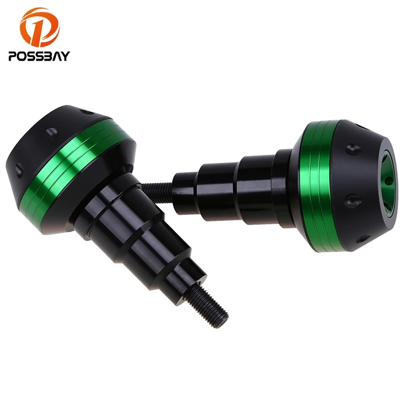 POSSBAY зеленые мотоциклетные противоклейкие слайдеры рамы с ЧПУ защита для Honda CBR600RR