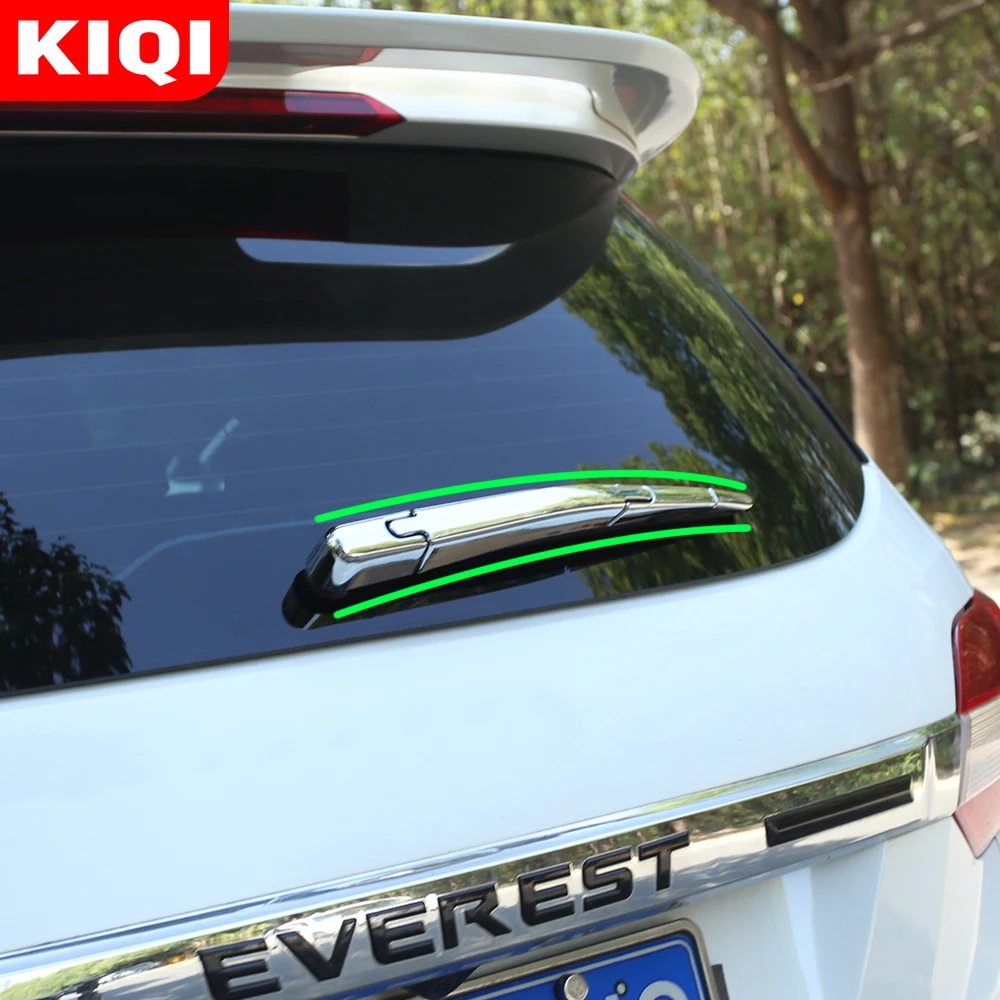 KIQI ABS хромированный дождевик для заднего стекла Накладка Ford Everest norour 4Dr SUV 2015 2016 2017
