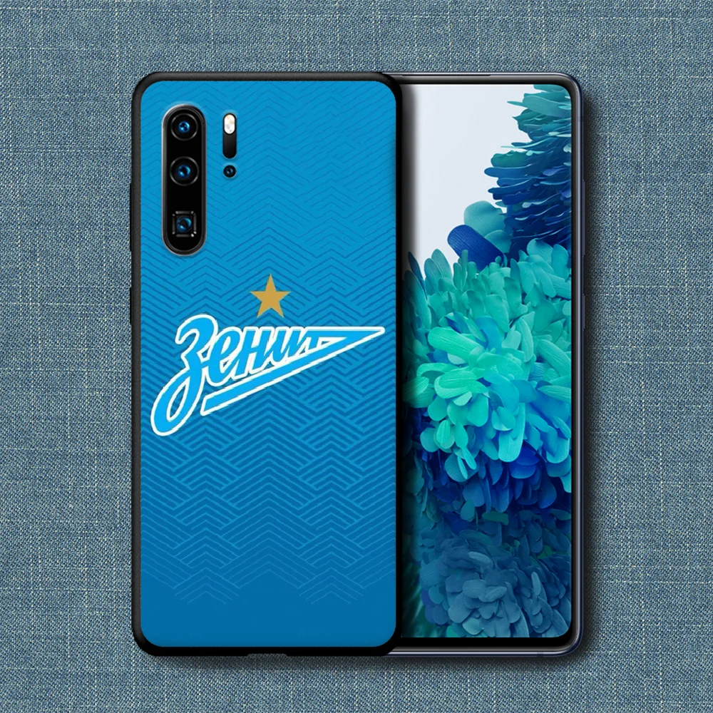 

FC Soccer Football Zenit Phone Case For Huawei P Mate Smart 10 20 30 40 Lite Z 2019 Pro black Back Pretty Hoesjes Silicone Shell