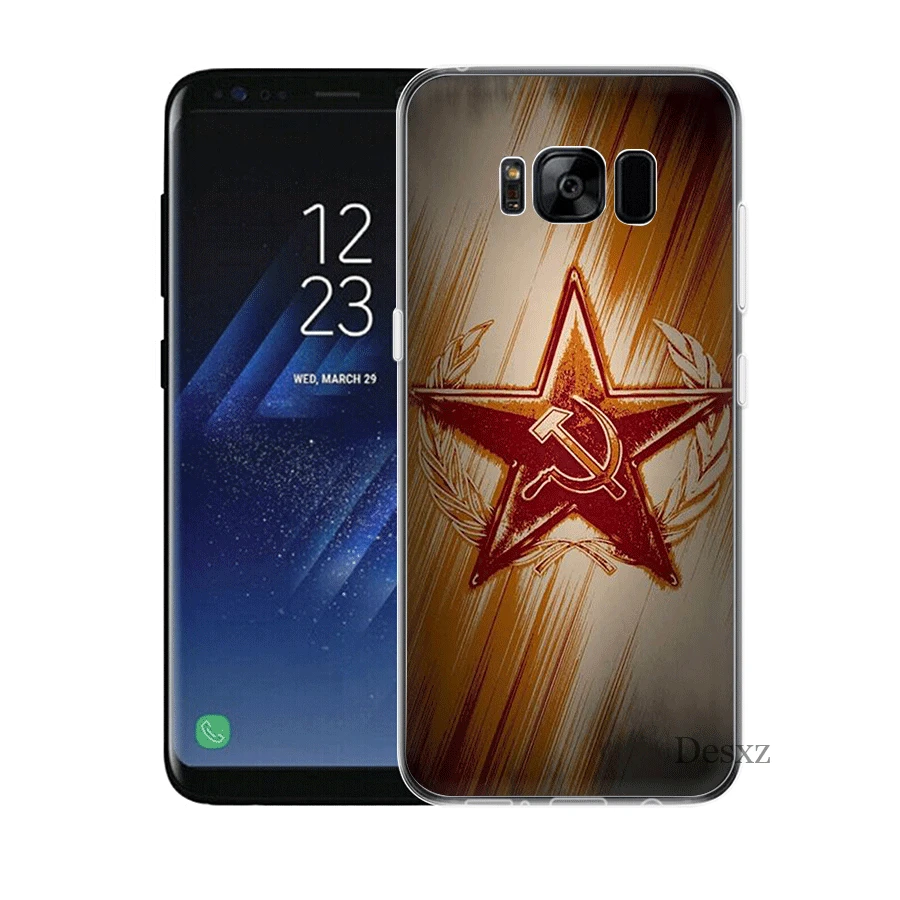 Чехол для телефона Samsung S3 S4 S5 S6 S7 S8 S9 S10E S10Plus Note 8 9 M10 M20 M30 M40 Советского Союза со