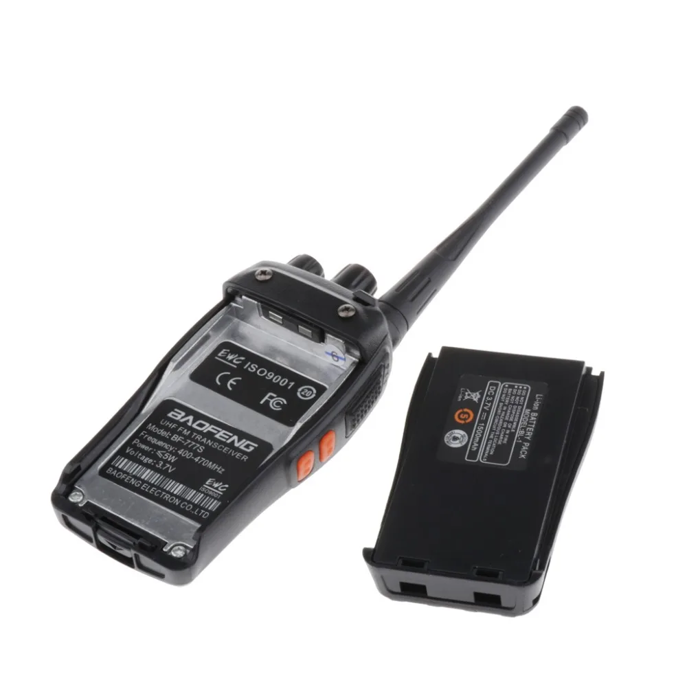 Baofeng best selling BF-777S 2 PCS in 1 box UHF Transceiver  Walkie talkie Two Senses 2-way ham radio comunicador 777s BAOFENG