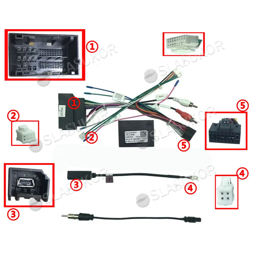 10-дюймовый Android-радиоприемник для Fiat doблога 500L 2012 - 2017 Egea кабель и canbus Avanza Rush Power