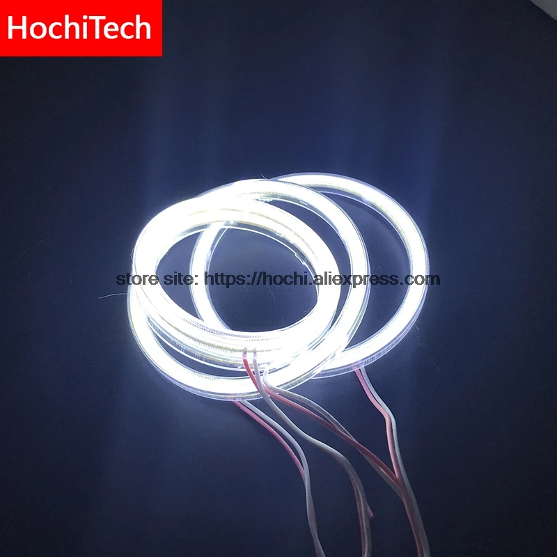 Для Mitsubishi Challenger Montero Sport 2008-2016 COB Светодиодный дневной светильник Белый Halo Cob Led Angel