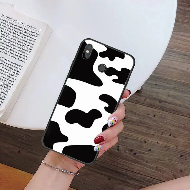 Чехол для телефона с коровьим принтом Xiaomi Redmi 4X 5Plus 6A 7 7A 8 8A Note 4 5 9 8T 8Pro 9Pro - купить по