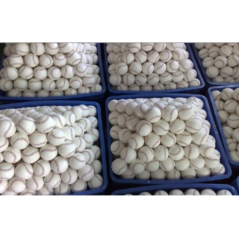 Бейсбольные мячи из воловьей кожи для детей 1 шт. 9 дюймов белые безопасные Мячи