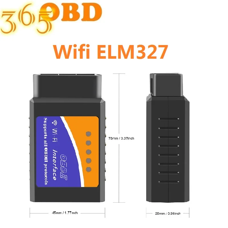 Автомобильный сканер ELM 327 Wifi V1.5 PIC18F25K80 чип ELM327 OBD2 считыватель кодов для IOS Android Wi Fi