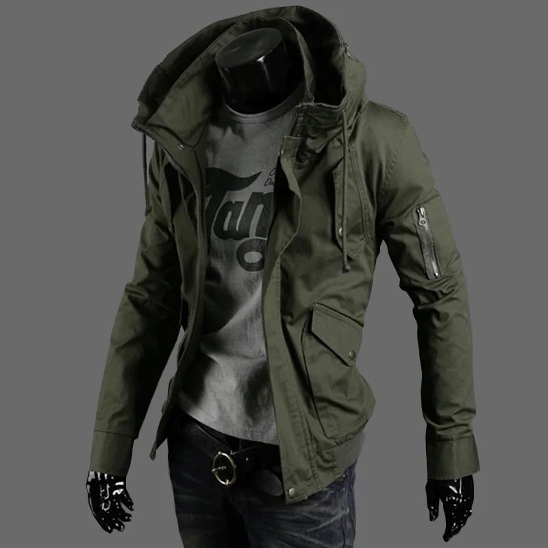 

2021 Hot Sale High Quality Fashion Men Jacket Men's Casual Jacket Slim Coat For Men 3 Colors Large Size S-5XL