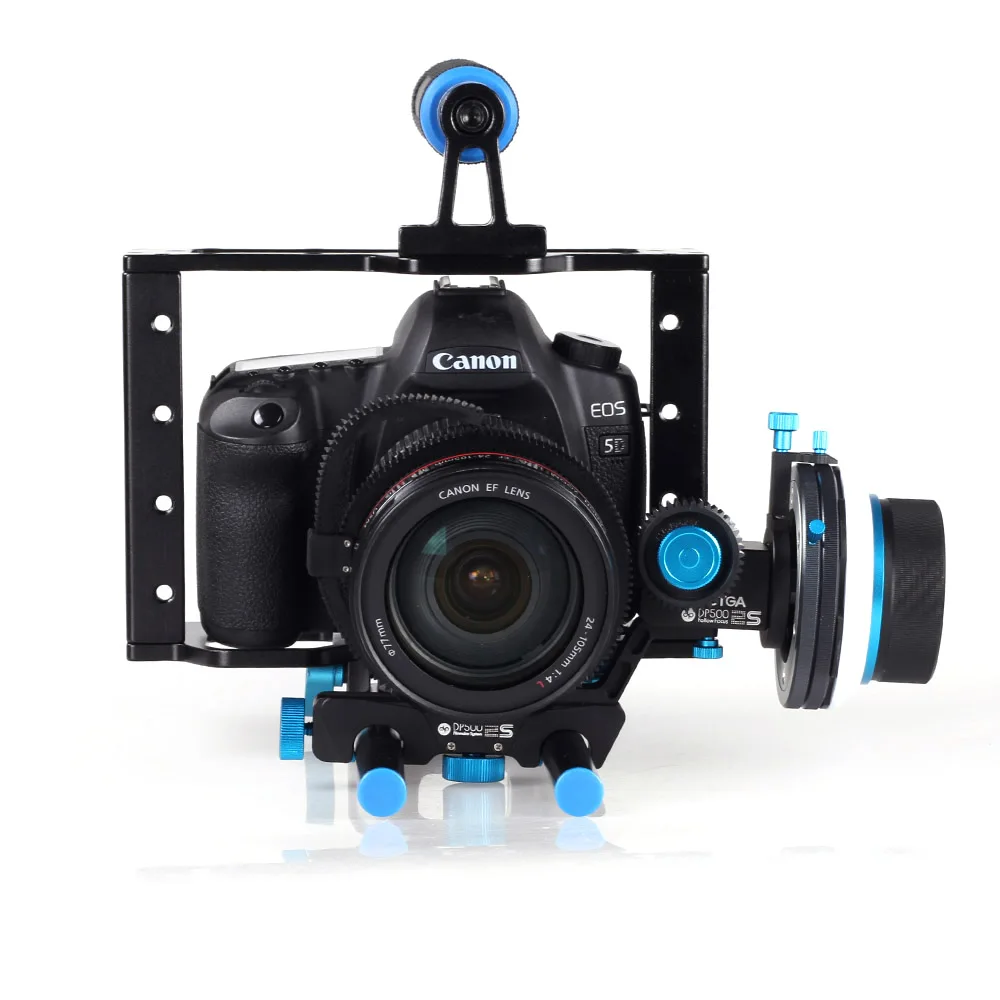 Fotga Upgrade DP500IIS Follow Focus Quick Rlease Dampen A/B Hard Stop with Gear Ring Belt for Canon 5DII III 7D Nikon GH1 DSLR