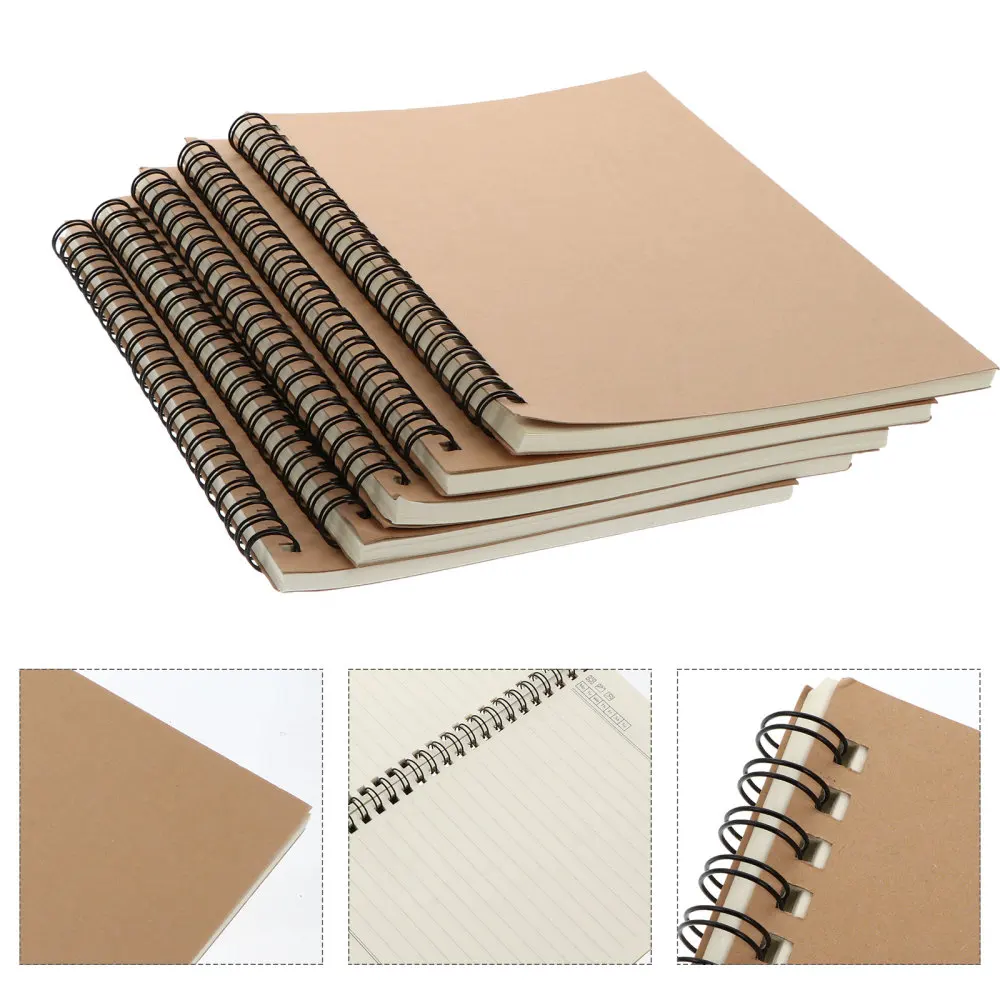 

5 шт. 1 Набор записных книжек Творческий рукописи расписание S (светильник коричневый)