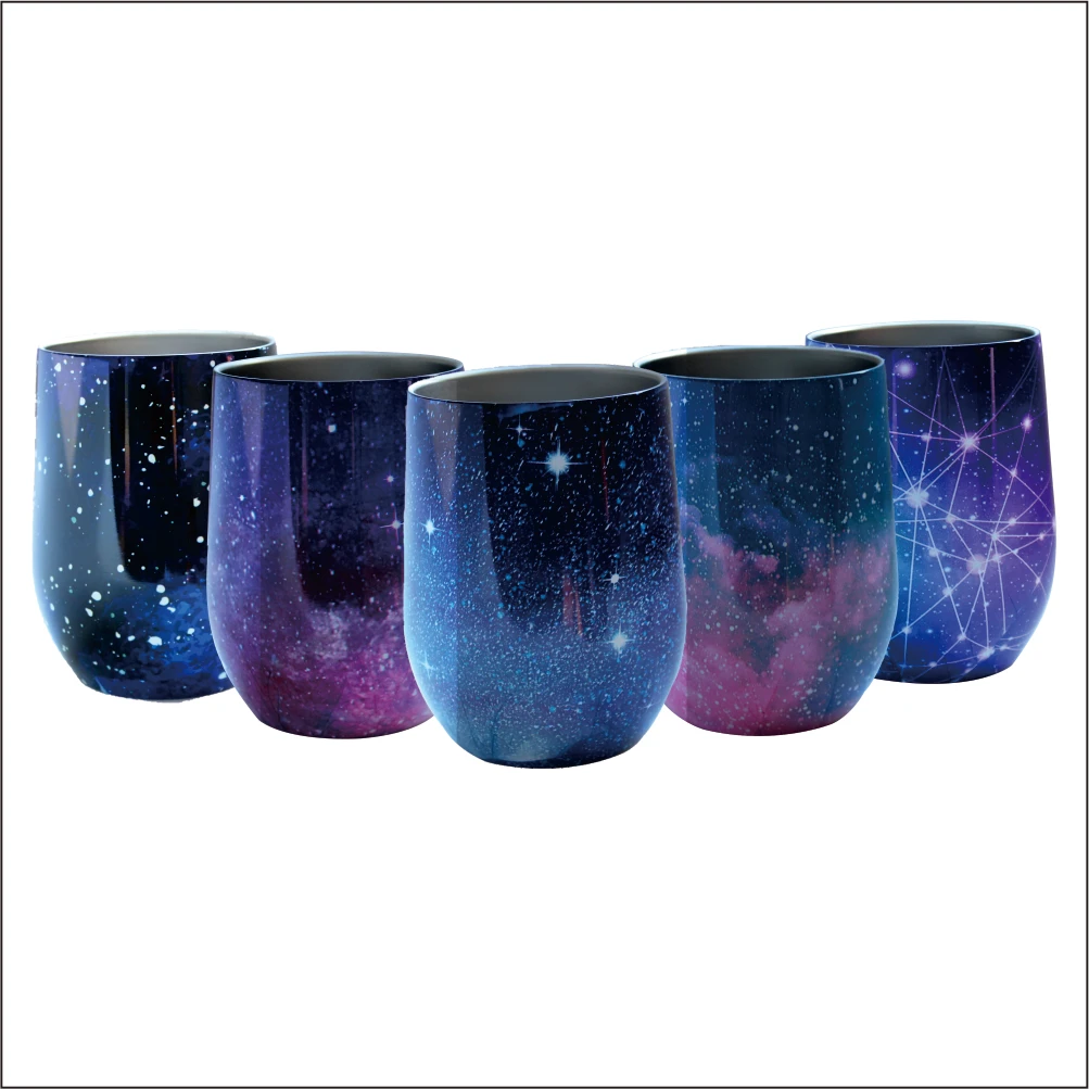 Звездная чашка романтический термос 5 шт. соломенные блестящие чашки с ананасами