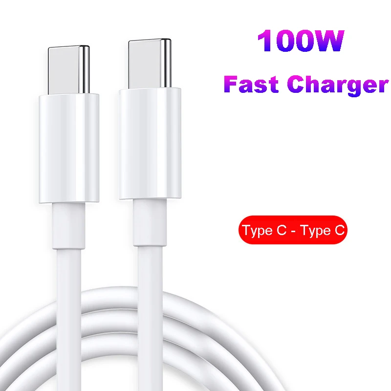 1m/2m PD 100W 5A разъемом Usb Type C кабель для Macbook Pro Air Ipad 2020 Samsung Xiaomi зарядное устройство