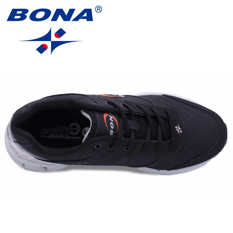BONA New Men Running Shoes Outdoor Lightweight Walking Sport Shoes Comfortable Women Sneakers Jogging Fitness Training Shoes