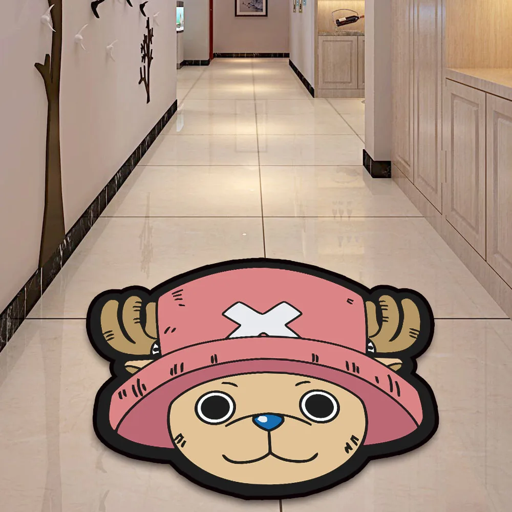 Style 2 Аниме one piece Luffy Chopper напольный коврик квадратный ковер для спальни кухни гостиной нескользящий коврик - Цвет: Style 2