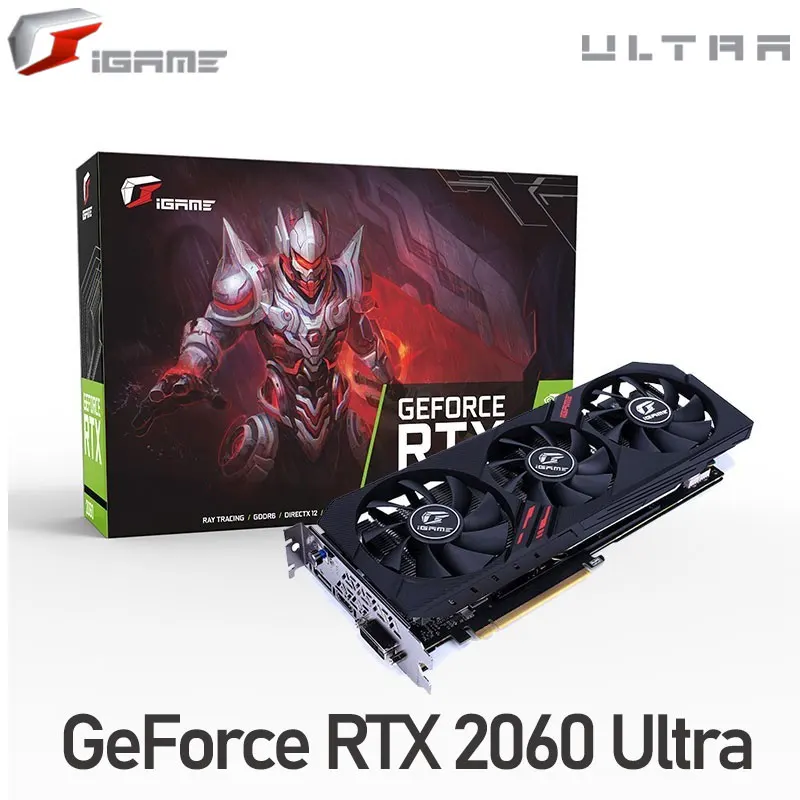 

Colorful Raphic Card iGame GeForce RTX 2060 Ultra 6GB GDDR6 Graphics Cards 192-bit DP HDMI PCI-E 3.0 GPU MINER MINING Video Card