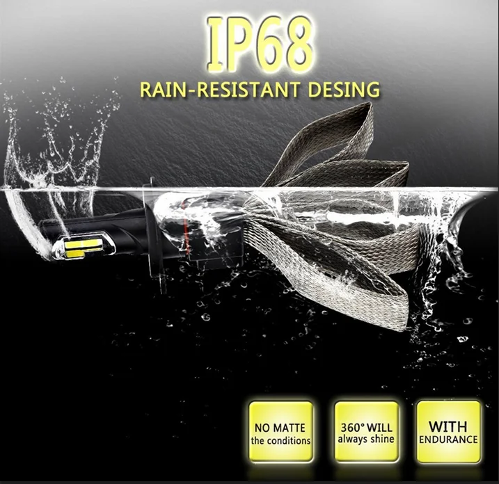 

Car Headlights A Pair Bulb LED H4 H7 H1 H3 H11 H13 H27 880 HB3 HB4 9004 9007 12000Lm Ice COB 6500K 4500K Auto Fog Light 6000K