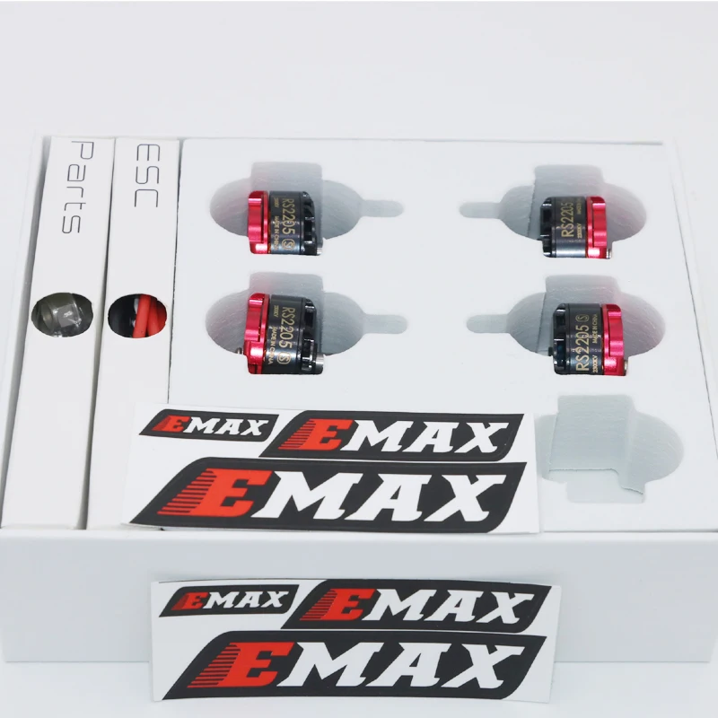 Фото 4 компл./лот EMAX RS2205S 2300KV 2600KV RaceSpec бесщеточный двигатель с пулей 30A ESC для DIY мини-Дрон QAVR250 Квадрокоптер №3