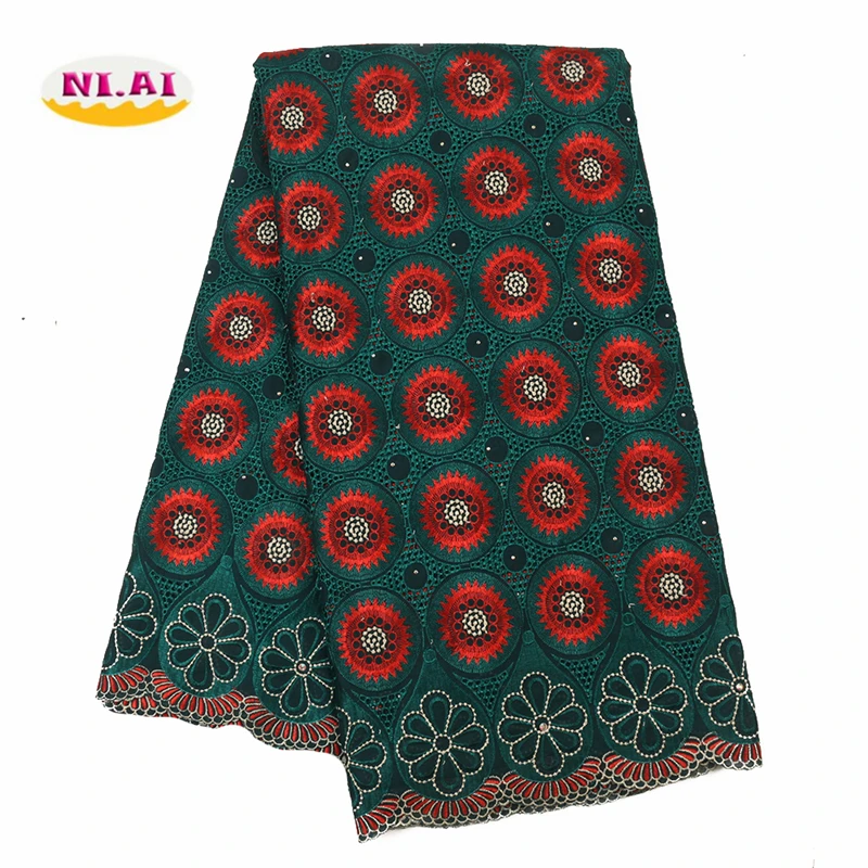 Новейшая швейцарская вуаль NIAI кружево в Швейцарии кружевная ткань африканская
