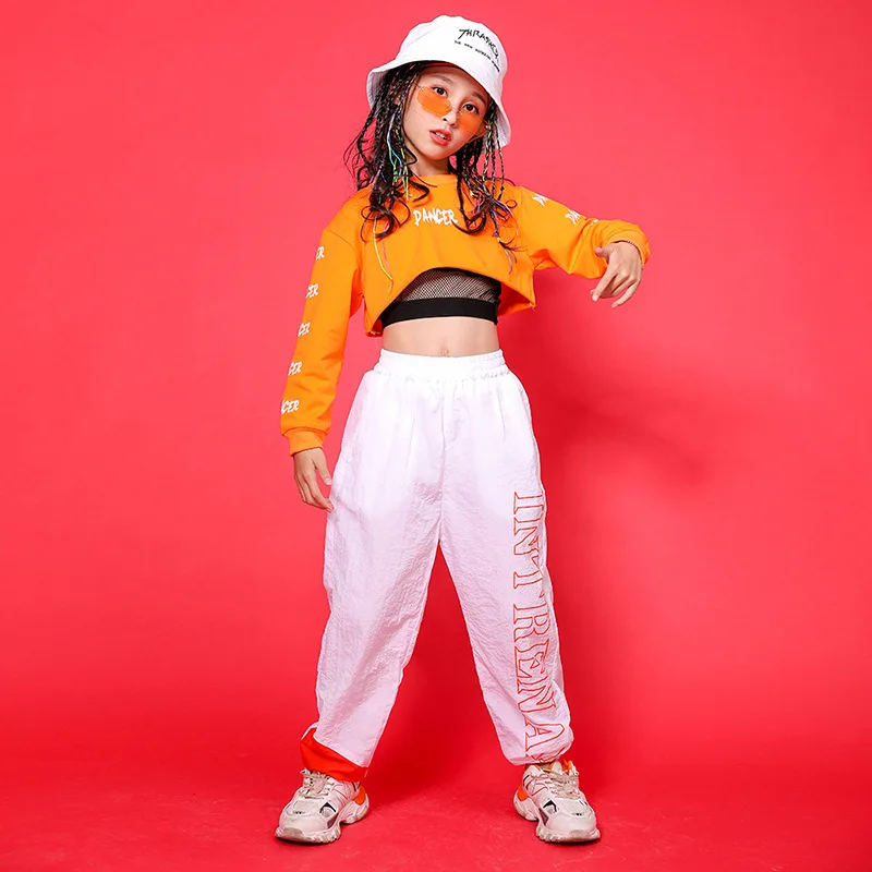 Детская одежда в стиле хип-хоп толстовка свитшот топ укороченные повседневные
