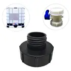 Переходник IBC S100x8 на S60x6, сменный черный адаптер для резервуара IBC
