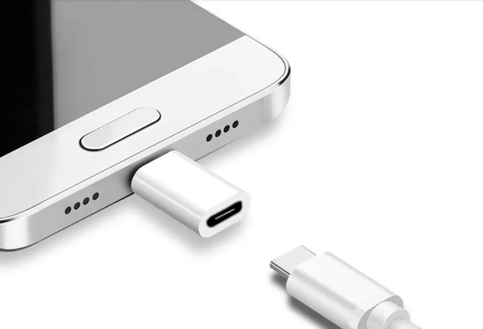 Мини 2 шт микро USB к typeC адаптер для Samsung S9 8 Note 10 Huawei телефон зарядное устройство Usbc C